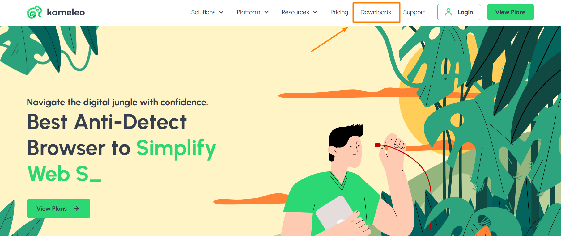 Kameleo download page